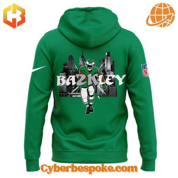 Premium Philadelphia Eagles Saquon Barkley Hoodie featuring high-definition 3D prints and exceptional comfort.