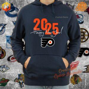 Philadelphia Flyers unisex hoodie in orange and black, featuring the team’s logo, designed for both men and women.