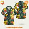 Pikachu Pokémon Ball Hawaiian shirt with a fun and colorful design