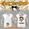 Unisex Pittsburgh Penguins Check Your Heart Hoodie made from premium fabrics, perfect for layering.