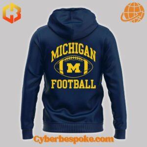 Unique 3D-designed Plant The Flag Michigan Wolverines Football Hoodie, blending artistic visuals with everyday wear.