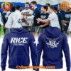 Unisex Rice Owls Football Limited Hoodie made from premium fabrics, perfect for layering.