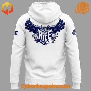 Unisex Rice Owls Football Limited Hoodie made from premium fabrics, perfect for layering.