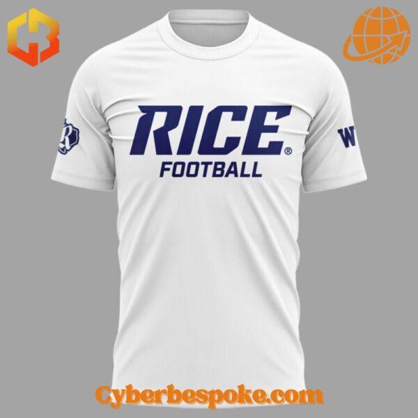 Unisex Rice Owls Football New Edition Shirt made from premium fabrics, perfect for layering.