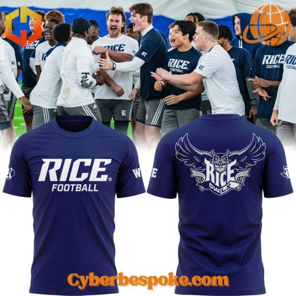 Unisex Rice Owls Football New Edition Shirt made from premium fabrics, perfect for layering.