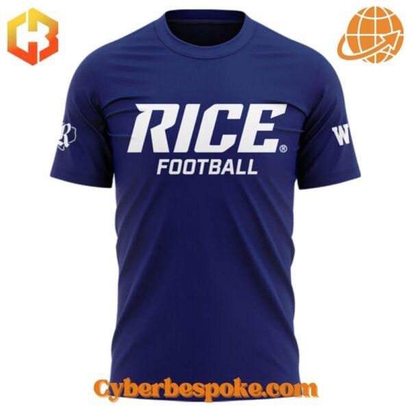 Unisex Rice Owls Football New Edition Shirt made from premium fabrics, perfect for layering.