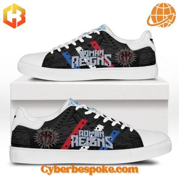 Lightweight and stylish Roman Reigns Wwe Stan Smith Shoes, perfect for casual and athletic looks.