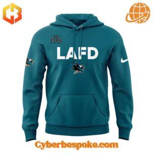 Unisex San Jose Sharks Lafd Hoodie made from premium fabrics, perfect for layering.