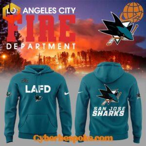 Unisex San Jose Sharks Lafd Hoodie made from premium fabrics, perfect for layering.