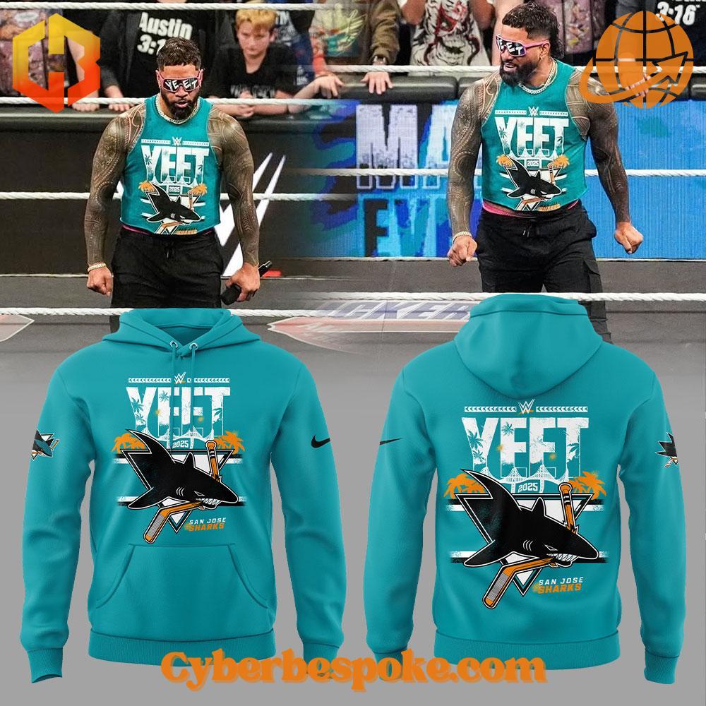 San Jose Sharks Ucey Jucey Reppin’ The Teal Sweatshirt Unisex San Jose Sharks Ucey Jucey Reppin’ The Teal Sweatshirt made from premium fabrics, perfect for layering.
