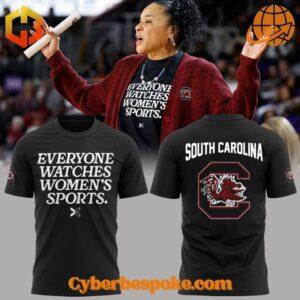 Versatile South Carolina Gamecocks Everyone Watches Womens Sports Hoodie designed for comfort, style, and durability.