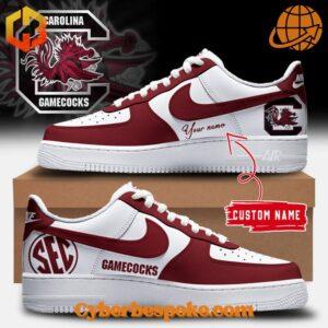 Lightweight and stylish South Carolina Gamecocks Women Basketball Nike Air Force, perfect for casual and athletic looks.