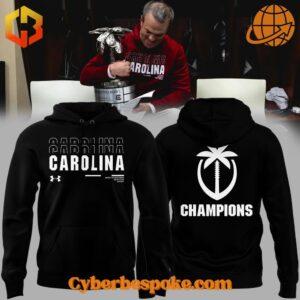 Unique 3D-designed South Carolina Gamecocks Football The Palmetto Bowl Champions Hoodie, blending artistic visuals with everyday wear.