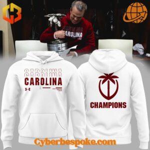 Unique 3D-designed South Carolina Gamecocks Football The Palmetto Bowl Champions Hoodie, blending artistic visuals with everyday wear.