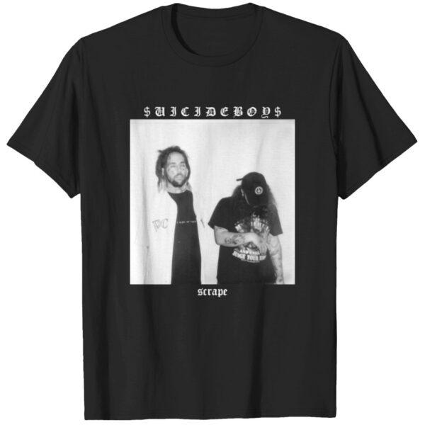 Edgy Suicideboys Scrape graphic tee perfect for fans of the band