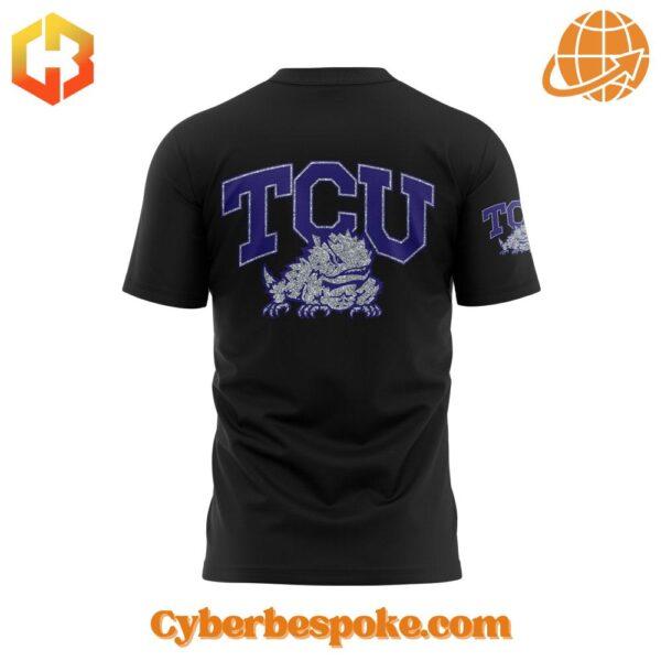 Unique Tcu Horned Frogs Football Blead Purple Shirt featuring immersive 3D designs that redefine casual wear.