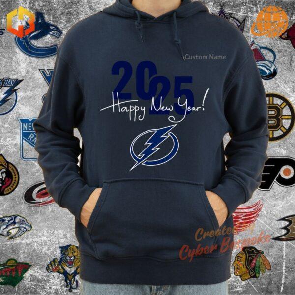 Tampa Bay Lightning unisex hoodie in blue and white, featuring the team’s logo, official NHL merchandise