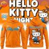 Orange Tennessee Lady Volunteers Hello Kitty Nike hoodie front and back view.