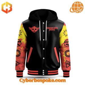 Twenty One Pilots Hooded Baseball Jacket perfect for everyday wear.