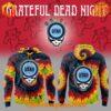 Unisex Utah Hockey Grateful Dead Night Hoodie made from premium fabrics, perfect for layering.