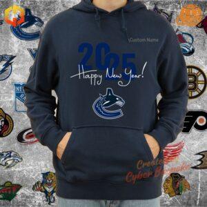 Vancouver Canucks unisex hoodie in blue, featuring the team's logo on the front, a cozy design perfect for fans