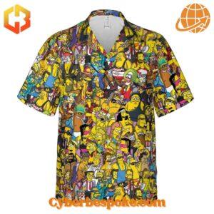 The unisex Wwe Simpsons Version Hawaiian Shirt is designed to keep you moving in style