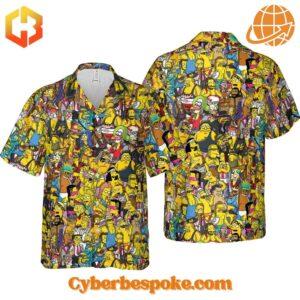 The unisex Wwe Simpsons Version Hawaiian Shirt is designed to keep you moving in style