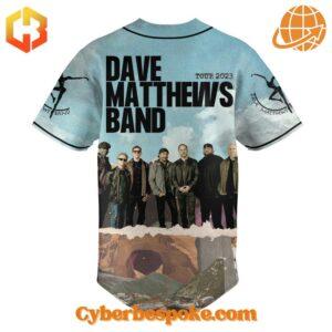 Back View of Walk Around The Moon Dave Matthews Band Baseball Jersey