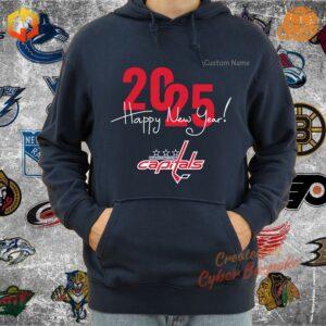 Washington Capitals unisex hoodie in red, white, and blue, featuring the team’s logo, ideal for casual wear