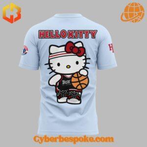 Back view of Washington Wizards x Hello Kitty Shirt