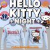 Hello Kitty Night promotional image for Washington Wizards collaboration sweatshirts