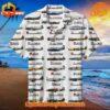 A vibrant World War Ii Aircraft Version Hawaiian Shirt, designed for unisex, Short-sleeved