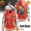 Versatile Zach Bryan Hooded Baseball Jacket designed for comfort, style, and durability.