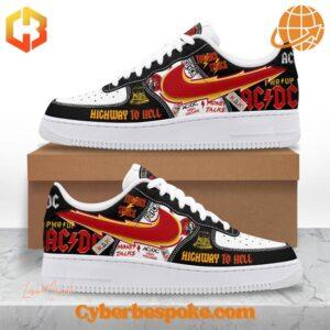 Bold and stylish Acdc Band Highway To Hell Nike Air Force Shoes, crafted for movement and all-day wear.