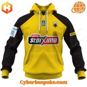 Versatile Aek Athens Home Jersey Hoodie designed for everyday wear and effortless style.