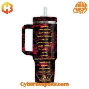 The 2 Aerosmith Band 40oz Tumbler is sleek, durable, and designed for every adventure.