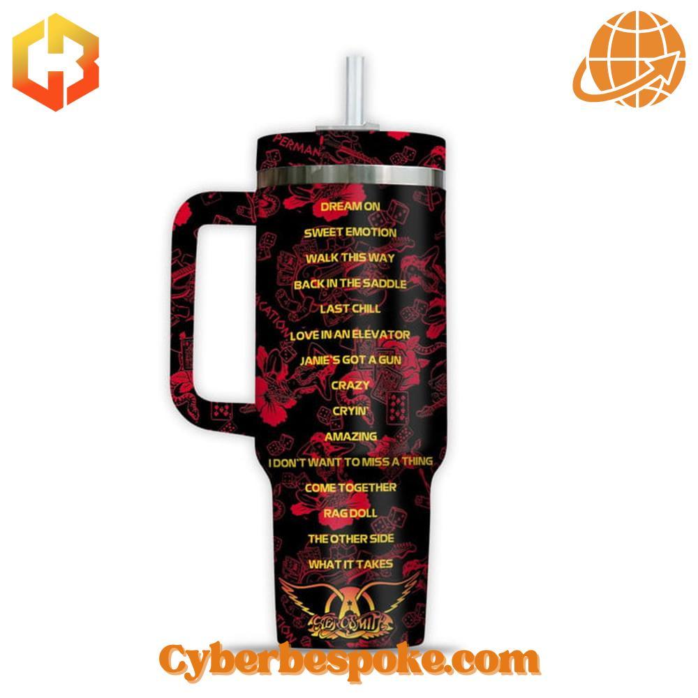 2 Aerosmith Band 40oz Tumbler The 2 Aerosmith Band 40oz Tumbler is sleek, durable, and designed for every adventure.
