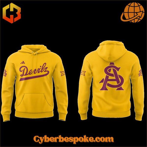 The 2 Arizona Sun Devil Baseball Good As Gold 2025 Hoodie combines a modern fit, premium texture, and breathable comfort