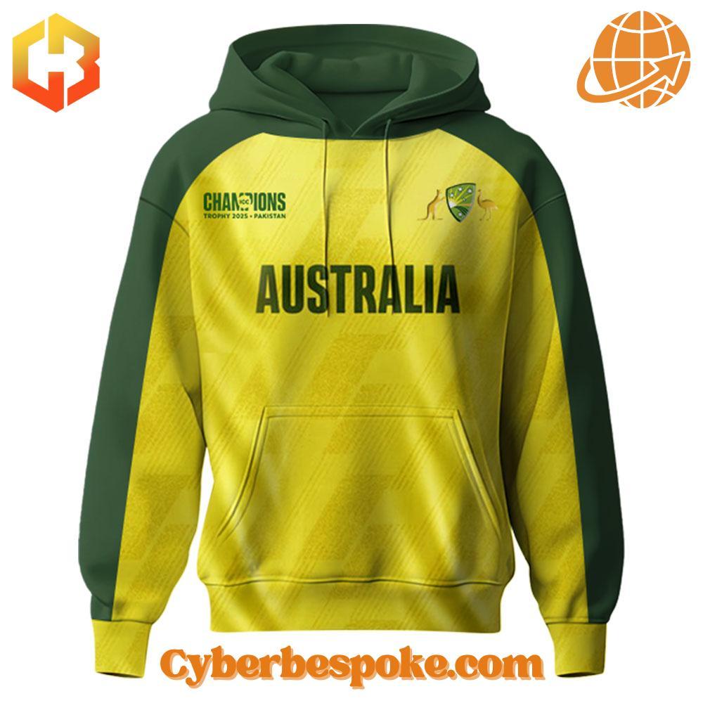 2 Australia National Cricket Icc 2025 Custom Hoodie The 2 Australia National Cricket Icc 2025 Custom Hoodie combines a modern fit, premium texture, and breathable comfort