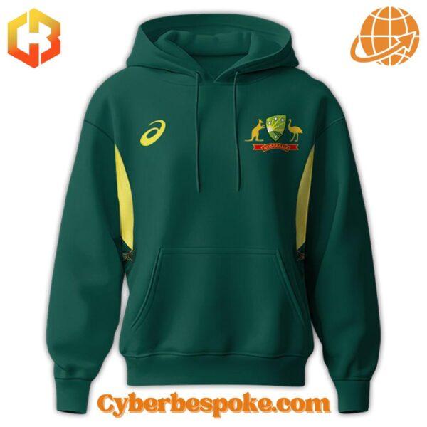 The 5 Australia National Cricket Icc 2025 Custom Hoodie combines a modern fit, premium texture, and breathable comfort