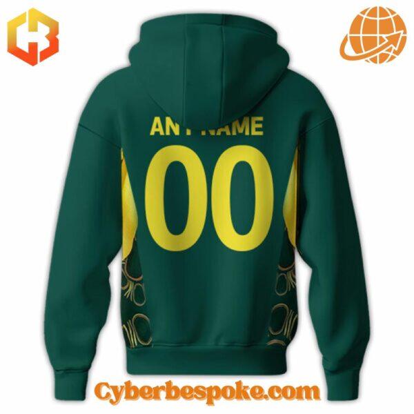 The 6 Australia National Cricket Icc 2025 Custom Hoodie combines a modern fit, premium texture, and breathable comfort