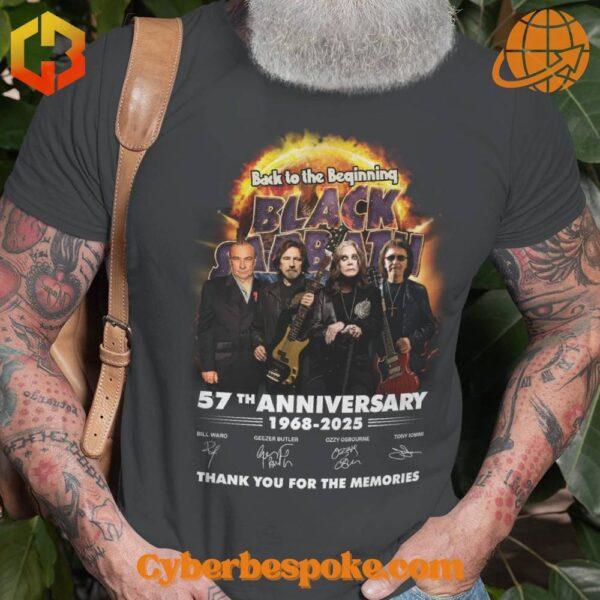 Black Sabbath Th Anniversary Shirt Classic cotton apparel with a comfortable fit