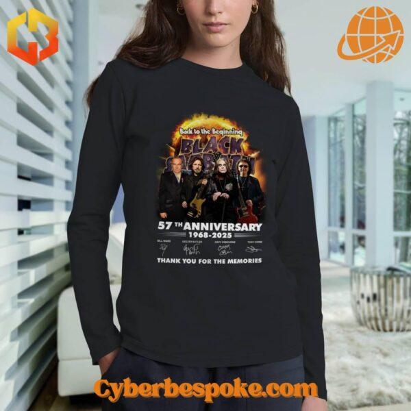 Black Sabbath Th Anniversary Shirt Classic cotton apparel with a comfortable fit