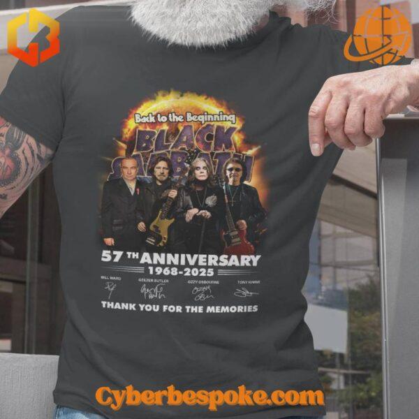 Black Sabbath Th Anniversary Shirt Classic cotton apparel with a comfortable fit