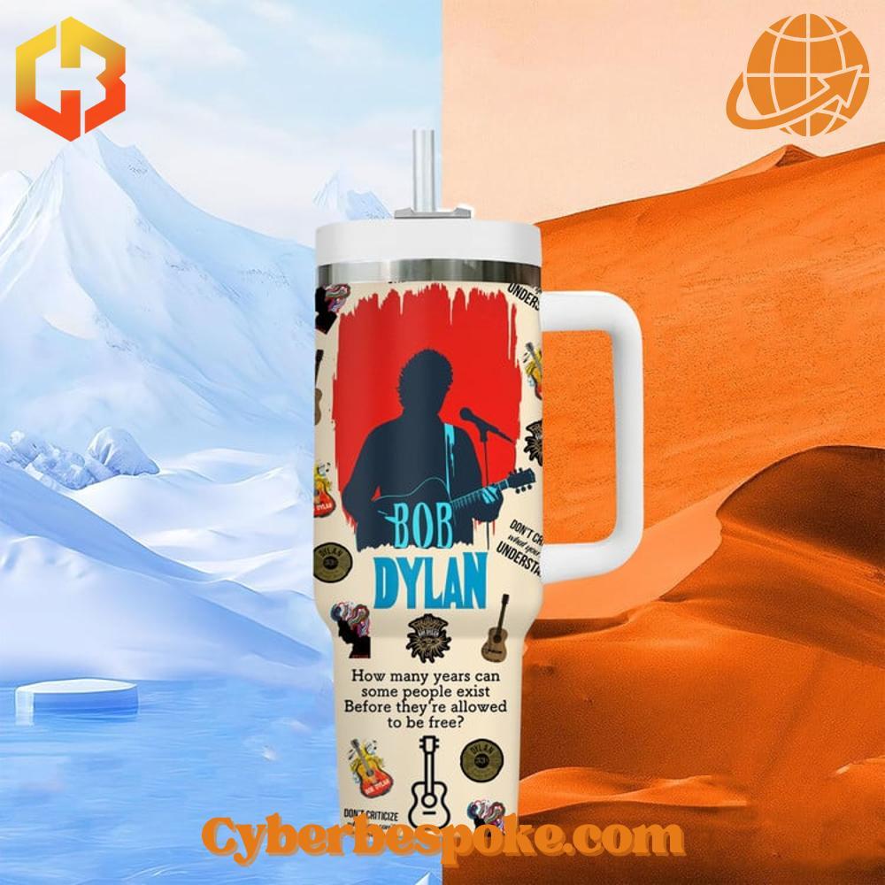 Bob Dylan Highway Tumbler Oz Bob Dylan Highway Tumbler Oz – bold, high-definition prints that last, keeping your drinks hot or cold.