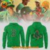 The Boston Red Sox St Patick’s Day 2025 Hoodie 1 combines a modern fit, premium texture, and breathable comfort