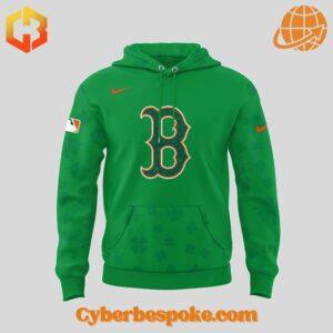 The Boston Red Sox St Patick’s Day 2025 Hoodie 2 combines a modern fit, premium texture, and breathable comfort