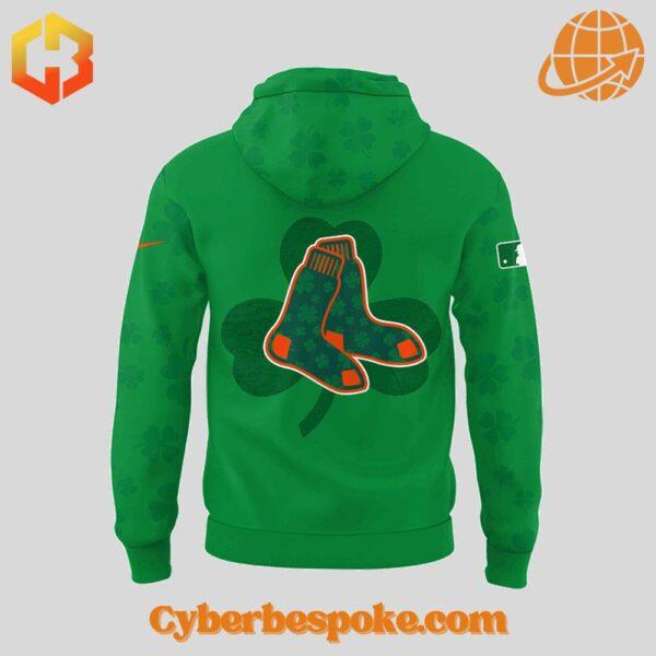 The Boston Red Sox St Patick’s Day 2025 Hoodie 3 combines a modern fit, premium texture, and breathable comfort