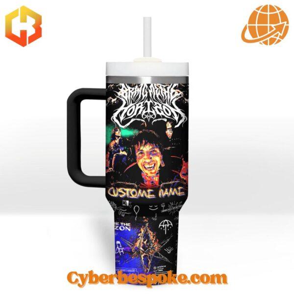 Bring Me The Horizon Custom Tumbler Oz – bold, high-definition prints that last, keeping your drinks hot or cold.