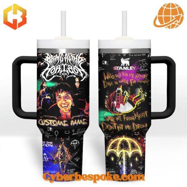 Bring Me The Horizon Custom Tumbler Oz – bold, high-definition prints that last, keeping your drinks hot or cold.